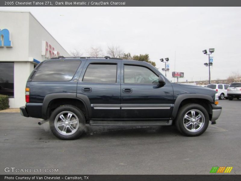 Dark Blue Metallic / Gray/Dark Charcoal 2005 Chevrolet Tahoe Z71