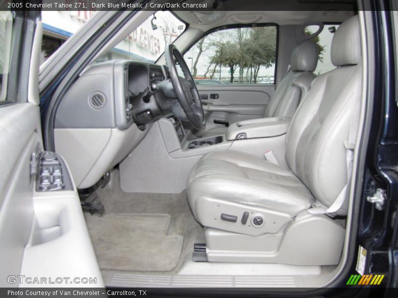 Dark Blue Metallic / Gray/Dark Charcoal 2005 Chevrolet Tahoe Z71