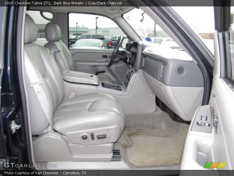 Dark Blue Metallic / Gray/Dark Charcoal 2005 Chevrolet Tahoe Z71