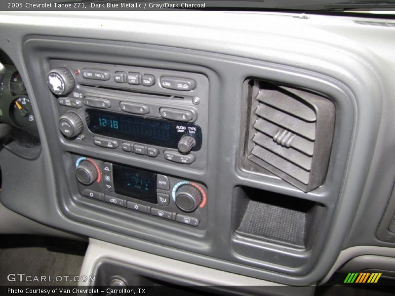 Dark Blue Metallic / Gray/Dark Charcoal 2005 Chevrolet Tahoe Z71