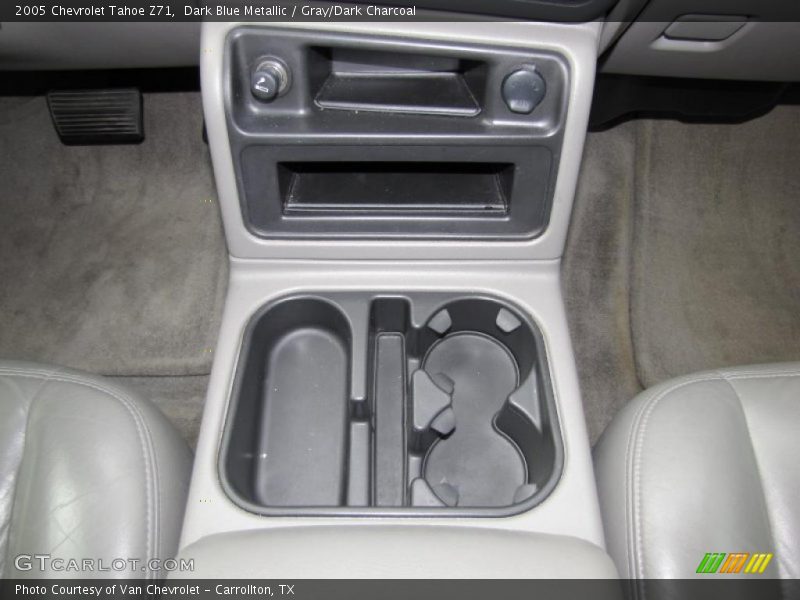 Dark Blue Metallic / Gray/Dark Charcoal 2005 Chevrolet Tahoe Z71