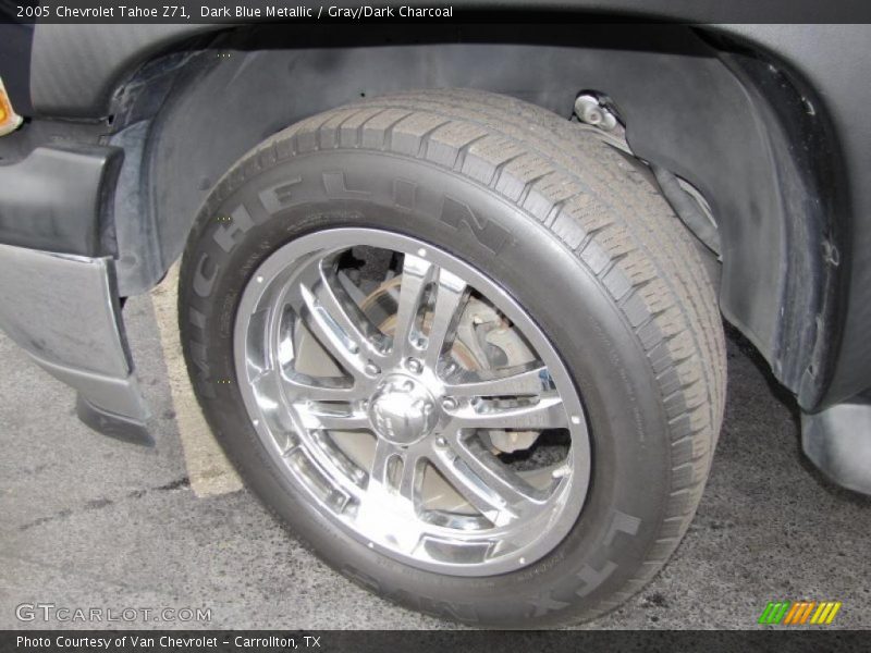 Dark Blue Metallic / Gray/Dark Charcoal 2005 Chevrolet Tahoe Z71