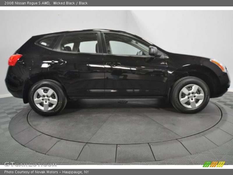Wicked Black / Black 2008 Nissan Rogue S AWD