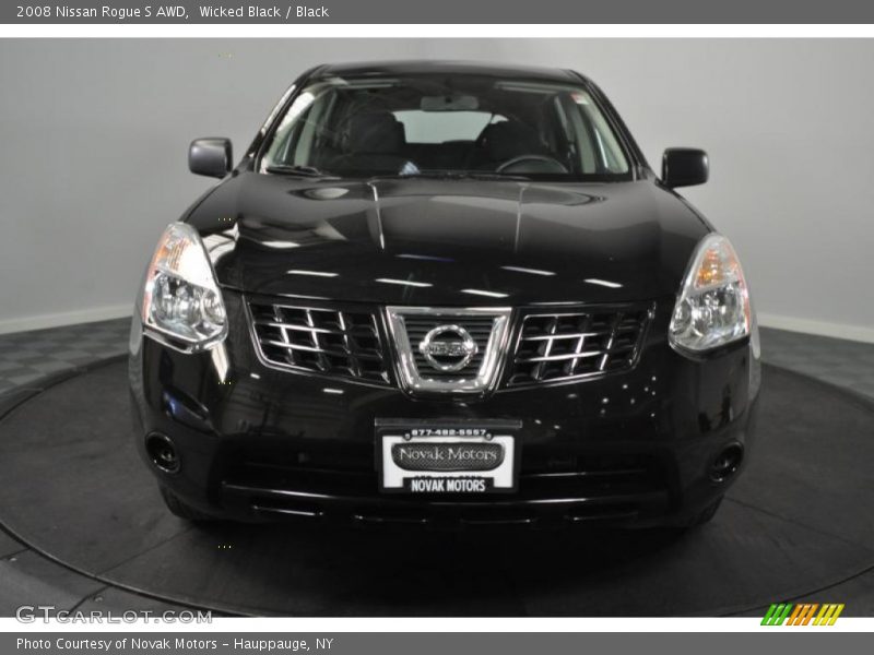 Wicked Black / Black 2008 Nissan Rogue S AWD