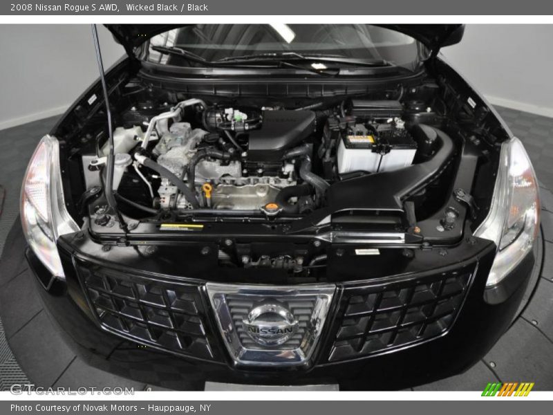 Wicked Black / Black 2008 Nissan Rogue S AWD