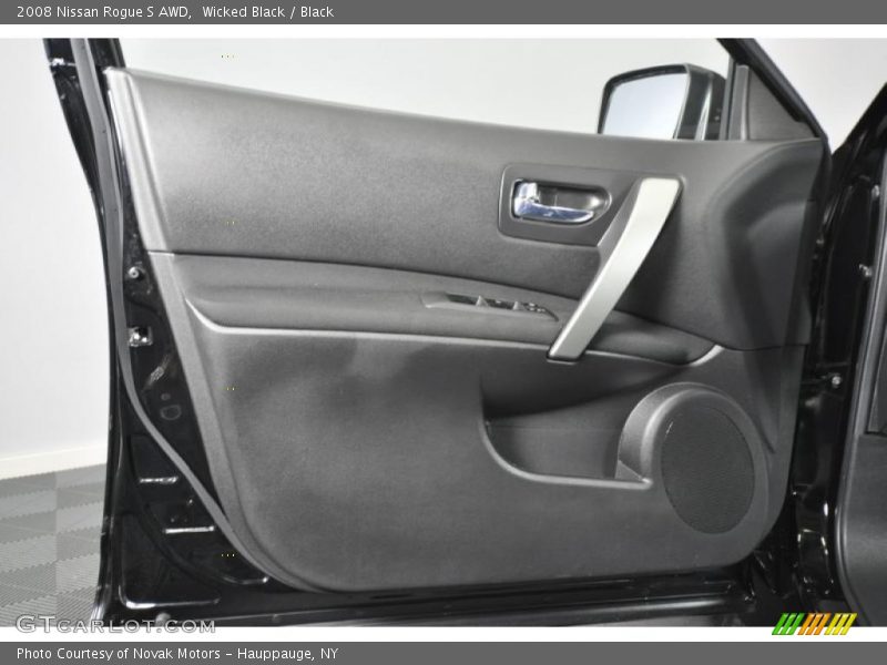 Wicked Black / Black 2008 Nissan Rogue S AWD