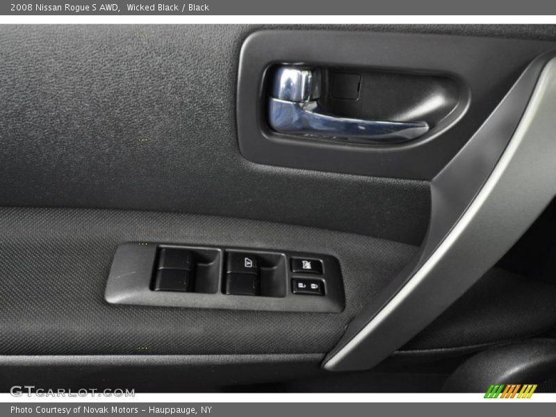 Wicked Black / Black 2008 Nissan Rogue S AWD