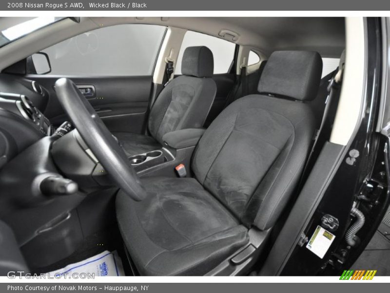 Wicked Black / Black 2008 Nissan Rogue S AWD