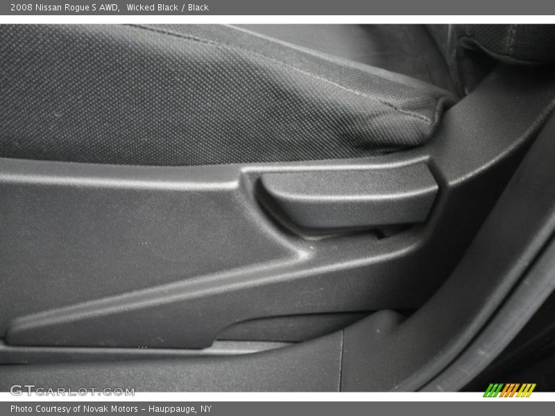 Wicked Black / Black 2008 Nissan Rogue S AWD