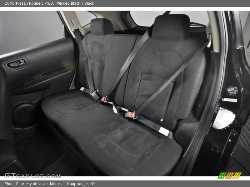 Wicked Black / Black 2008 Nissan Rogue S AWD