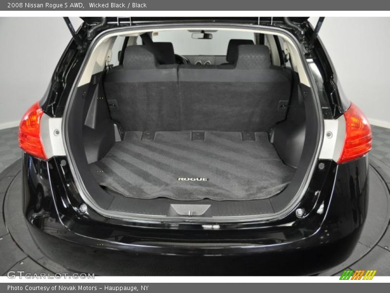 Wicked Black / Black 2008 Nissan Rogue S AWD
