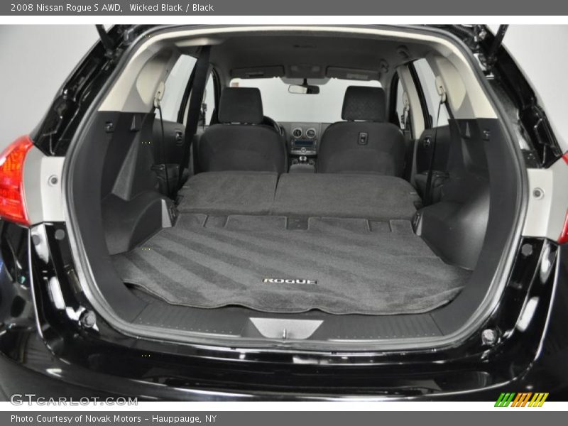 Wicked Black / Black 2008 Nissan Rogue S AWD