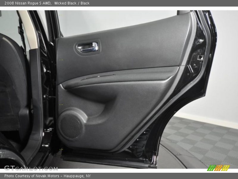 Wicked Black / Black 2008 Nissan Rogue S AWD
