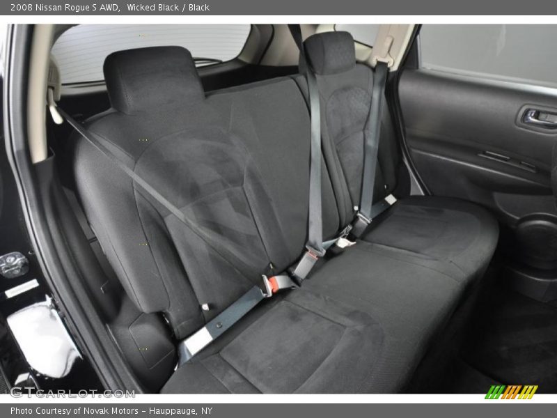 Wicked Black / Black 2008 Nissan Rogue S AWD