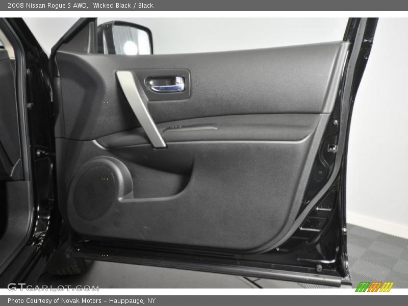 Wicked Black / Black 2008 Nissan Rogue S AWD