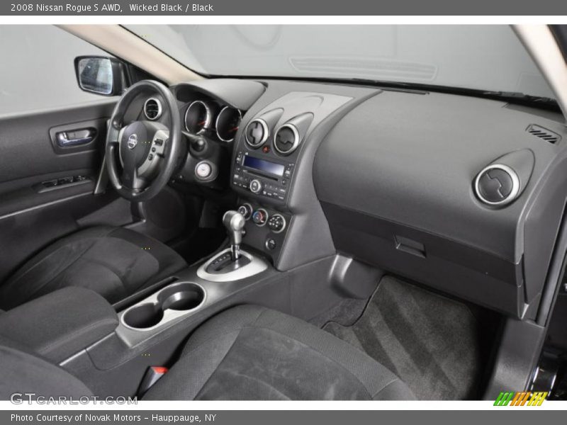 Wicked Black / Black 2008 Nissan Rogue S AWD