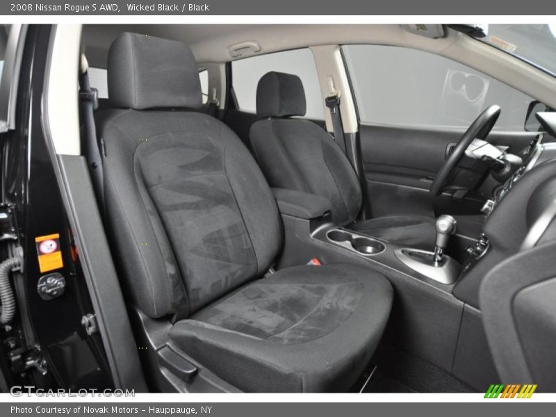 Wicked Black / Black 2008 Nissan Rogue S AWD