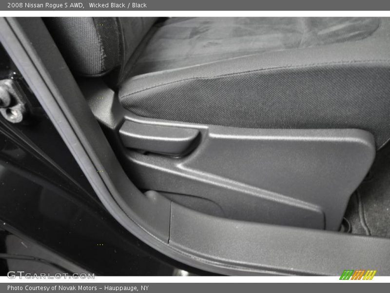 Wicked Black / Black 2008 Nissan Rogue S AWD