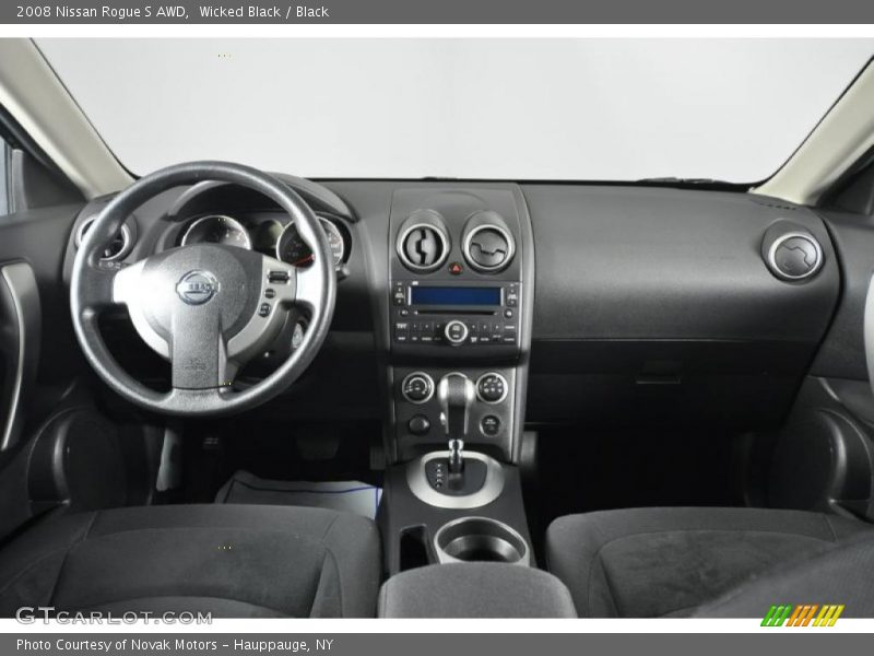 Wicked Black / Black 2008 Nissan Rogue S AWD