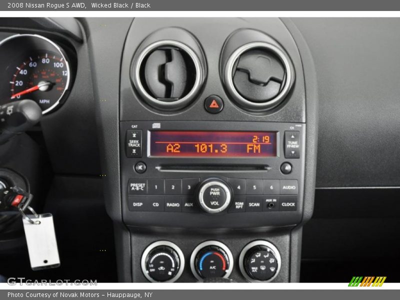 Wicked Black / Black 2008 Nissan Rogue S AWD