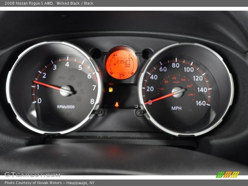 Wicked Black / Black 2008 Nissan Rogue S AWD