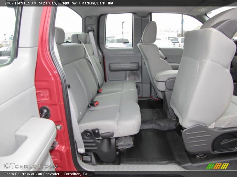 Bright Red / Medium/Dark Flint 2007 Ford F150 XL SuperCab