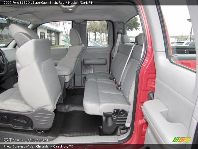 Bright Red / Medium/Dark Flint 2007 Ford F150 XL SuperCab