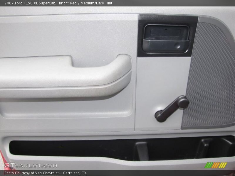 Bright Red / Medium/Dark Flint 2007 Ford F150 XL SuperCab