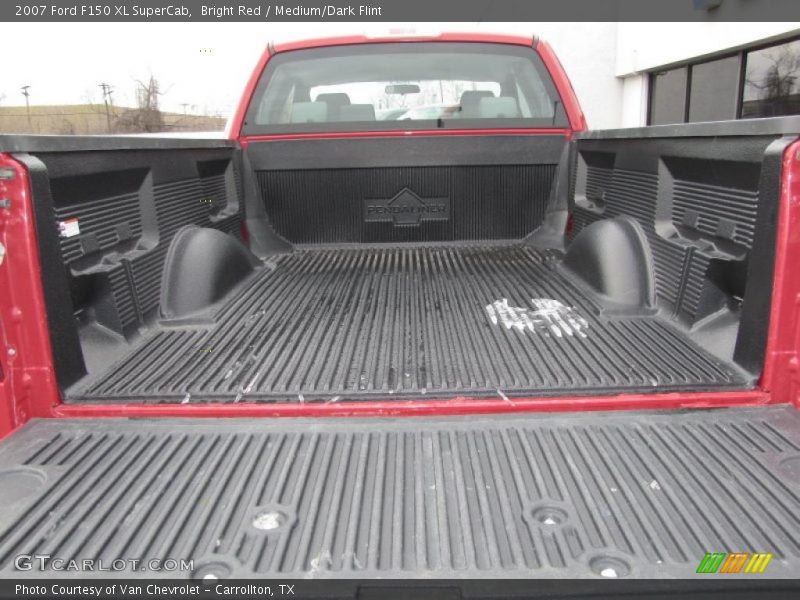 Bright Red / Medium/Dark Flint 2007 Ford F150 XL SuperCab