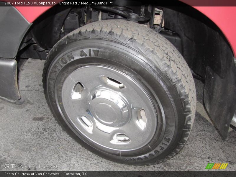 Bright Red / Medium/Dark Flint 2007 Ford F150 XL SuperCab