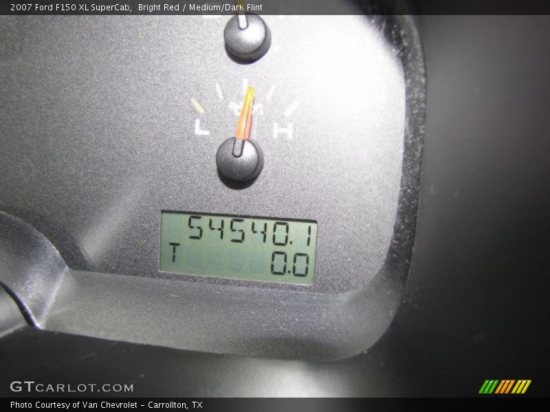 Bright Red / Medium/Dark Flint 2007 Ford F150 XL SuperCab