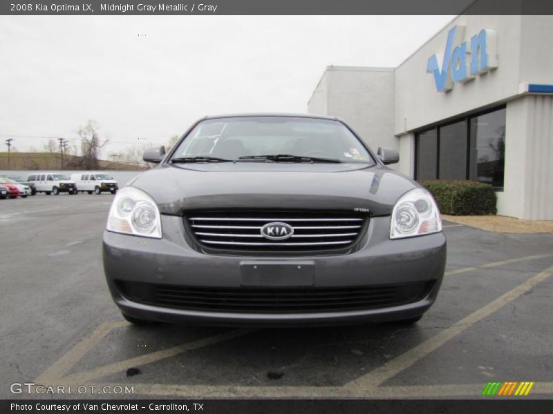 Midnight Gray Metallic / Gray 2008 Kia Optima LX