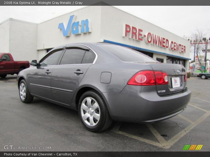 Midnight Gray Metallic / Gray 2008 Kia Optima LX