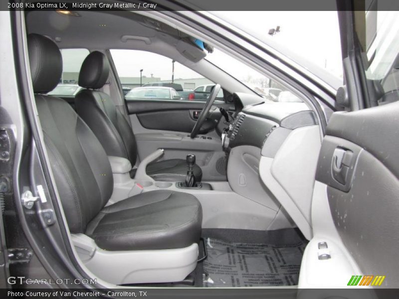 Midnight Gray Metallic / Gray 2008 Kia Optima LX