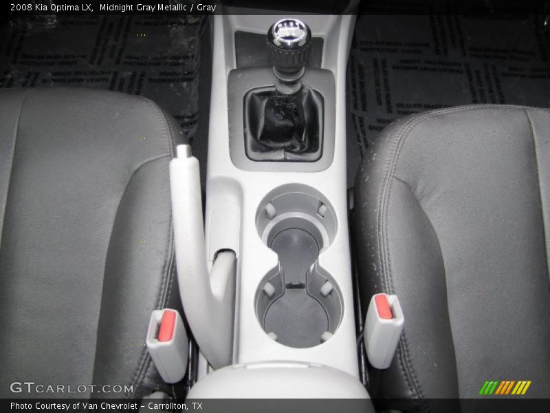 Midnight Gray Metallic / Gray 2008 Kia Optima LX