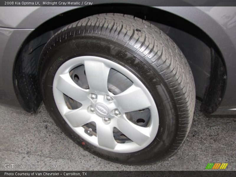 Midnight Gray Metallic / Gray 2008 Kia Optima LX