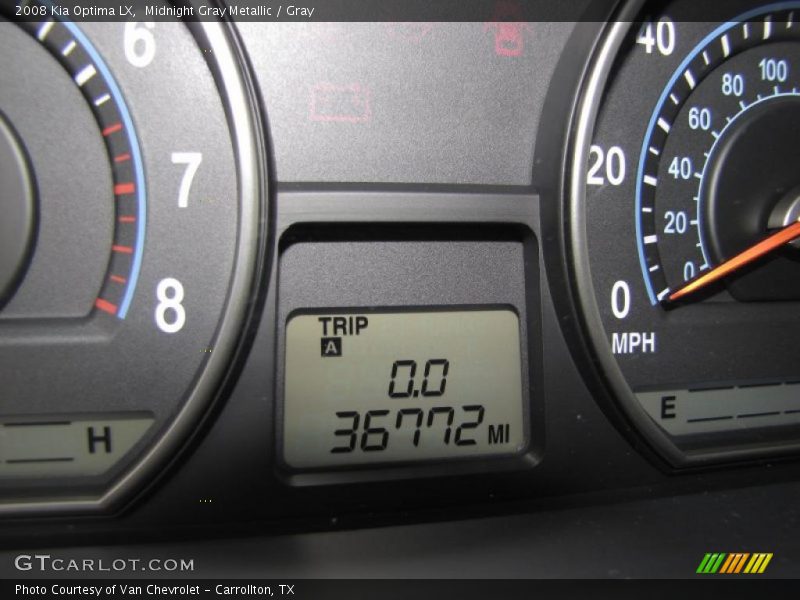 Midnight Gray Metallic / Gray 2008 Kia Optima LX