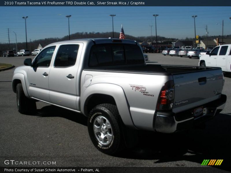 Silver Streak Mica / Graphite 2010 Toyota Tacoma V6 PreRunner TRD Double Cab