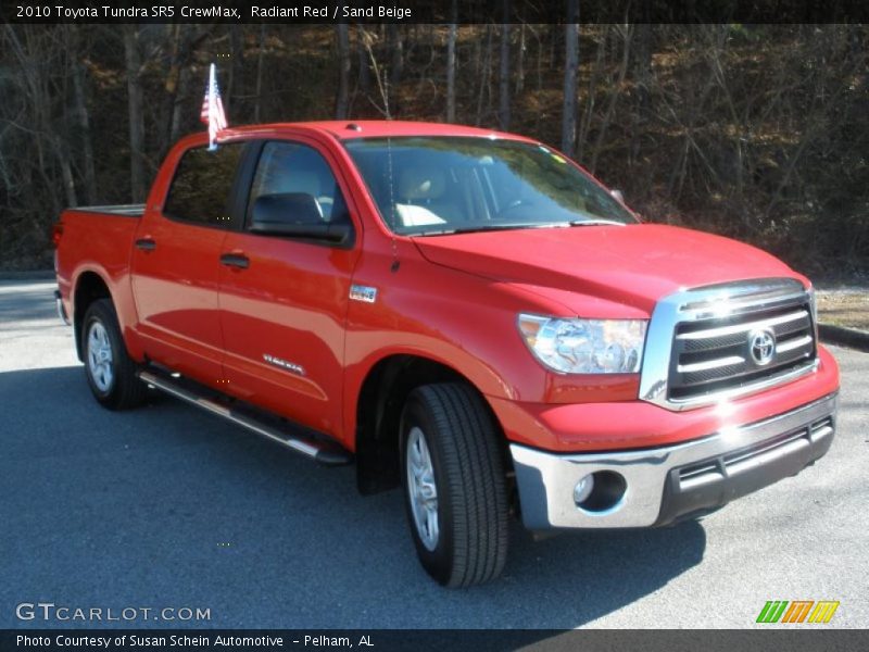 Radiant Red / Sand Beige 2010 Toyota Tundra SR5 CrewMax