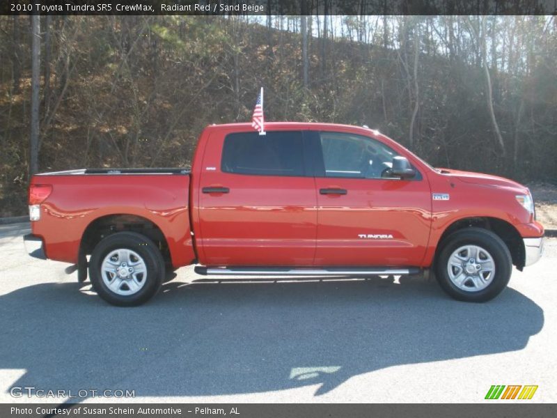 Radiant Red / Sand Beige 2010 Toyota Tundra SR5 CrewMax