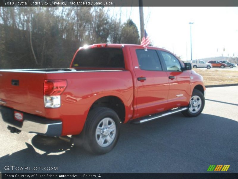 Radiant Red / Sand Beige 2010 Toyota Tundra SR5 CrewMax