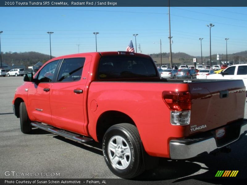 Radiant Red / Sand Beige 2010 Toyota Tundra SR5 CrewMax