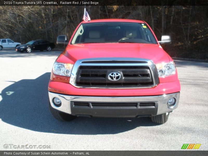Radiant Red / Sand Beige 2010 Toyota Tundra SR5 CrewMax