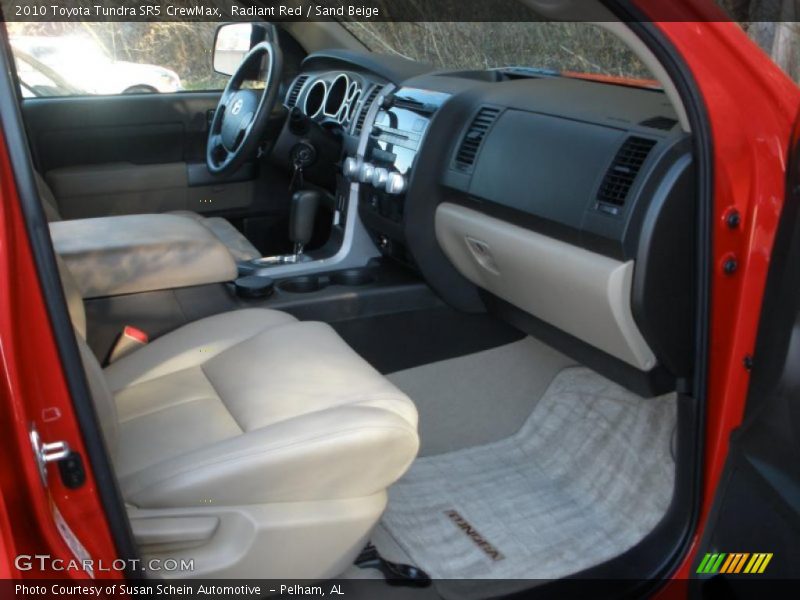 Radiant Red / Sand Beige 2010 Toyota Tundra SR5 CrewMax