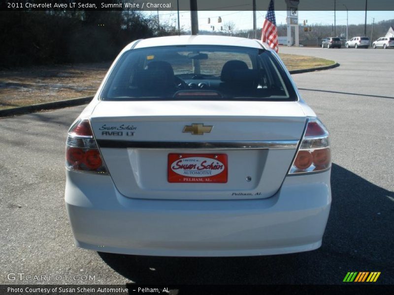 Summit White / Charcoal 2011 Chevrolet Aveo LT Sedan