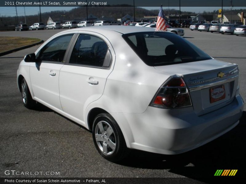 Summit White / Charcoal 2011 Chevrolet Aveo LT Sedan