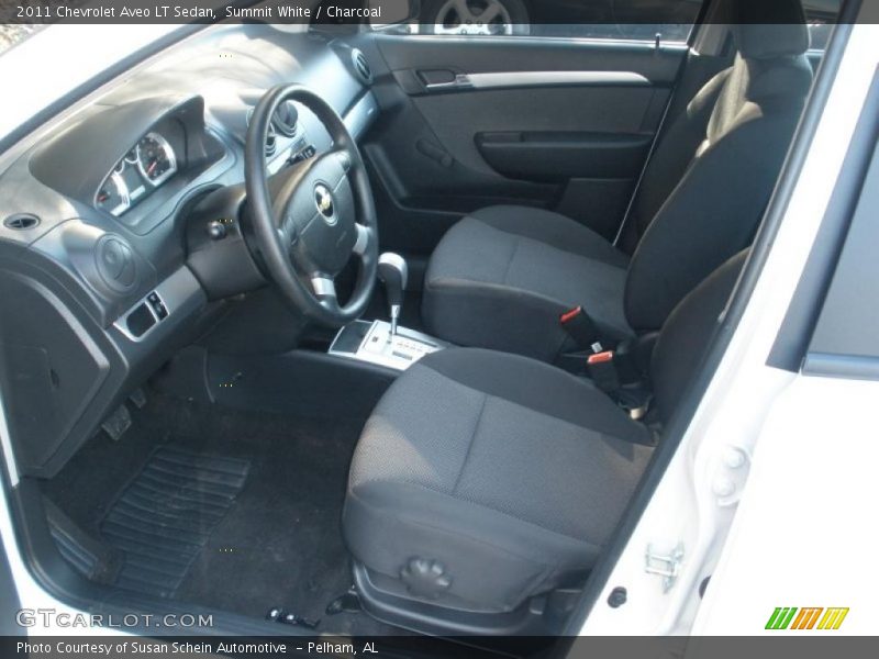  2011 Aveo LT Sedan Charcoal Interior