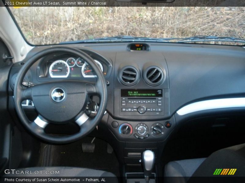 Summit White / Charcoal 2011 Chevrolet Aveo LT Sedan