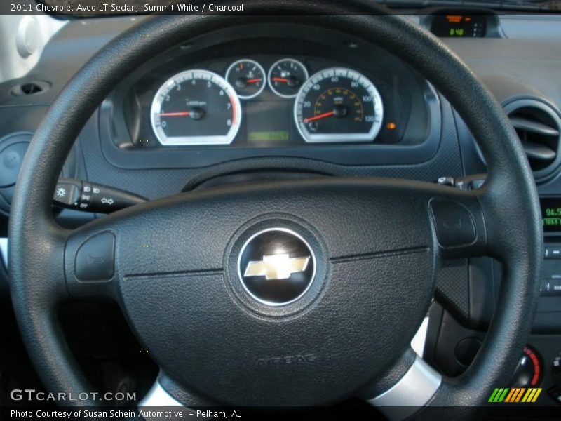 Summit White / Charcoal 2011 Chevrolet Aveo LT Sedan