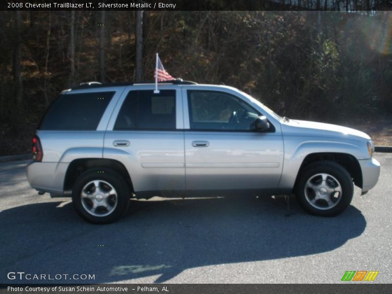 Silverstone Metallic / Ebony 2008 Chevrolet TrailBlazer LT